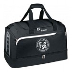 FSG Sporttasche Jako, Farbe: schwarz-grau, mit Bodennassfach und zwei Seitenfächer, mit FSG Logo und Namenskürzel, Taschengröße Junior: 31,90 Euro, Taschengröße Senior: 35,90 Euro